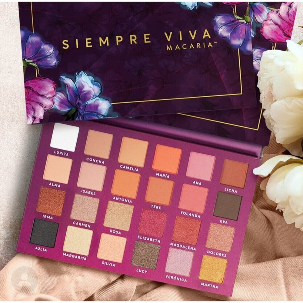 Macaria Beauty Siempre Viva 24 Shades Matte & Shimmery Eyeshadow Palette